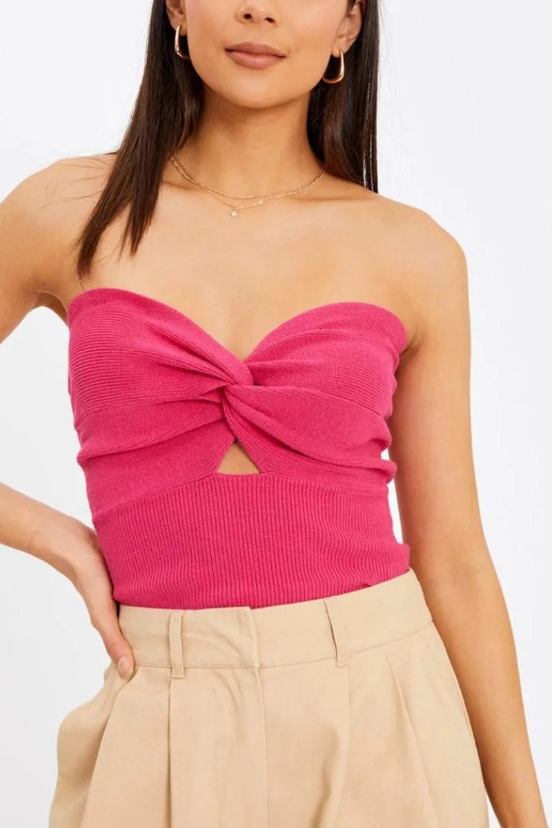 Cut Out Crop Top