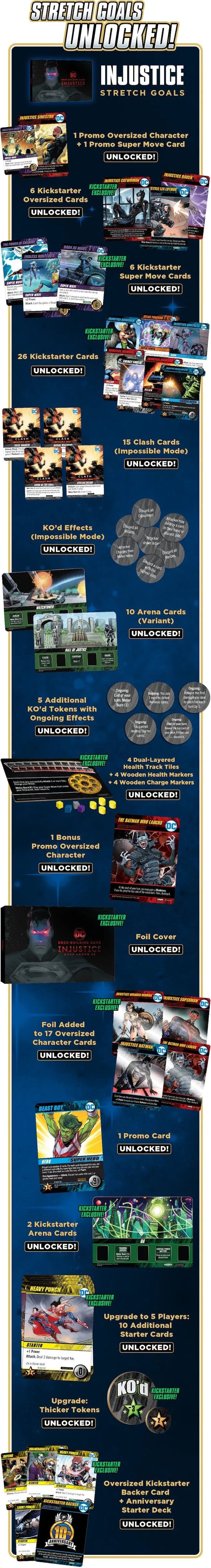 DC Comics DBG 10th Anniversary/Injustice (KICKSTARTER)