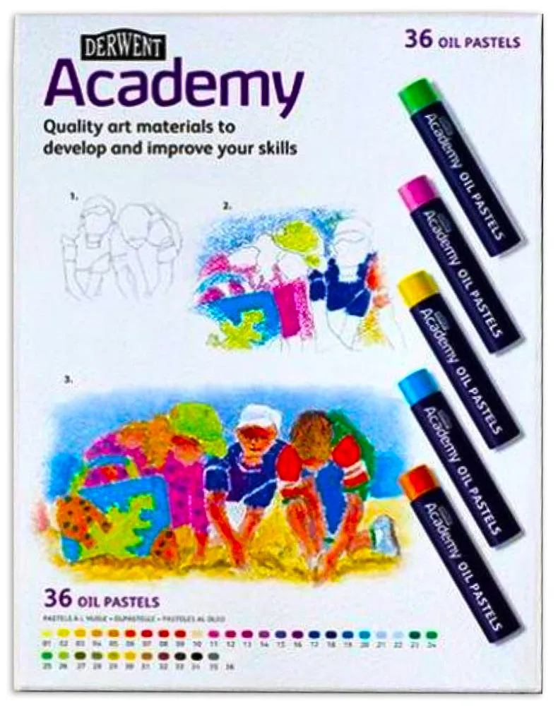 Derwent Academy Oil Pastel Set of 36