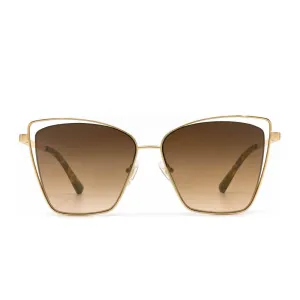 DIFF Eyewear - Becky III - Gold Brown Gradient