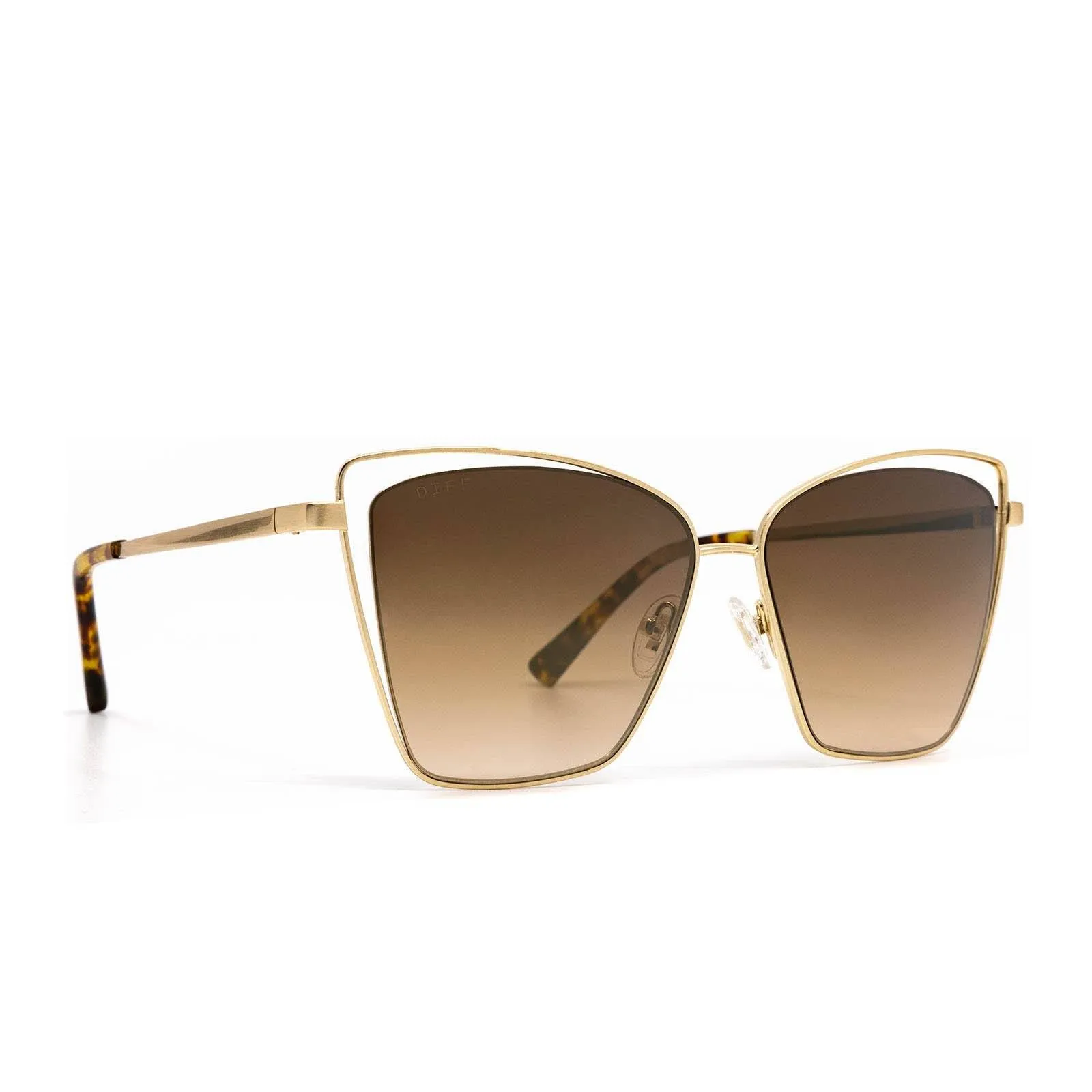 DIFF Eyewear - Becky III - Gold Brown Gradient