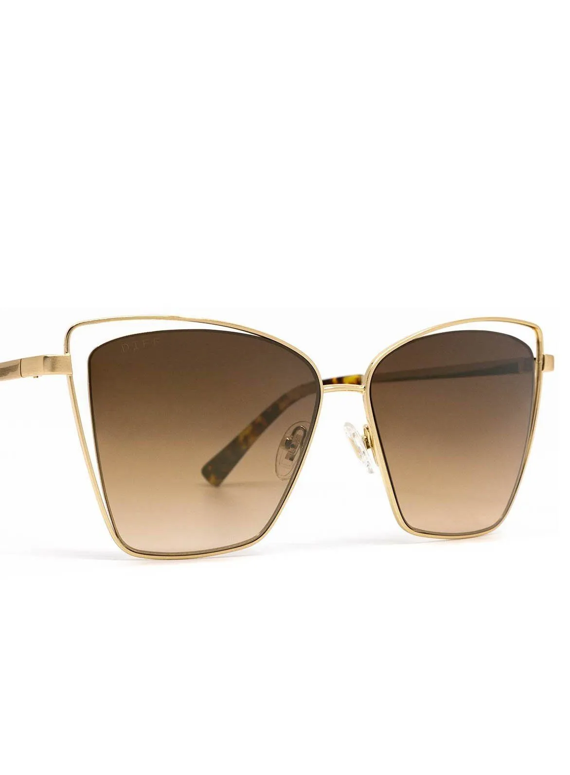 DIFF Eyewear - Becky III - Gold Brown Gradient