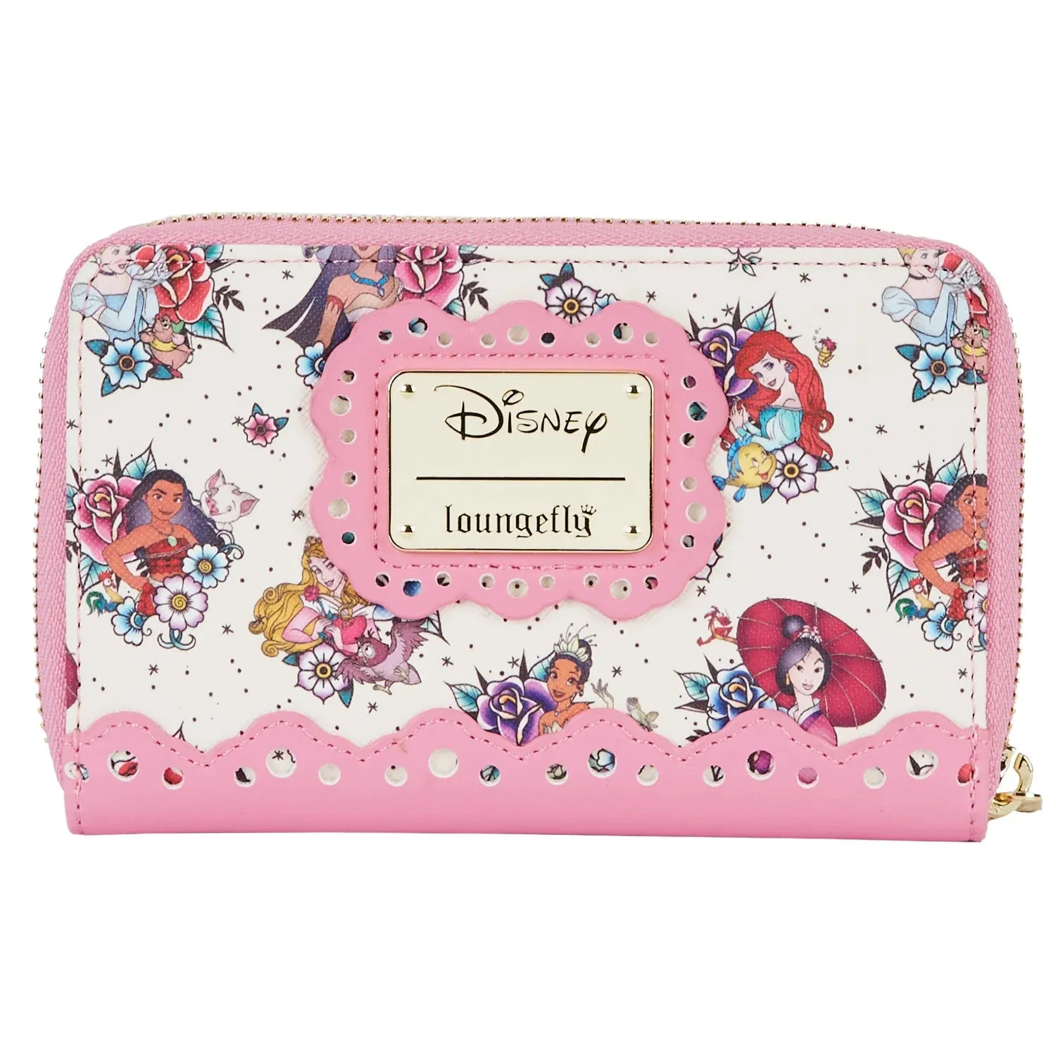 Disney Princess Tattoo Zip Around Wallet