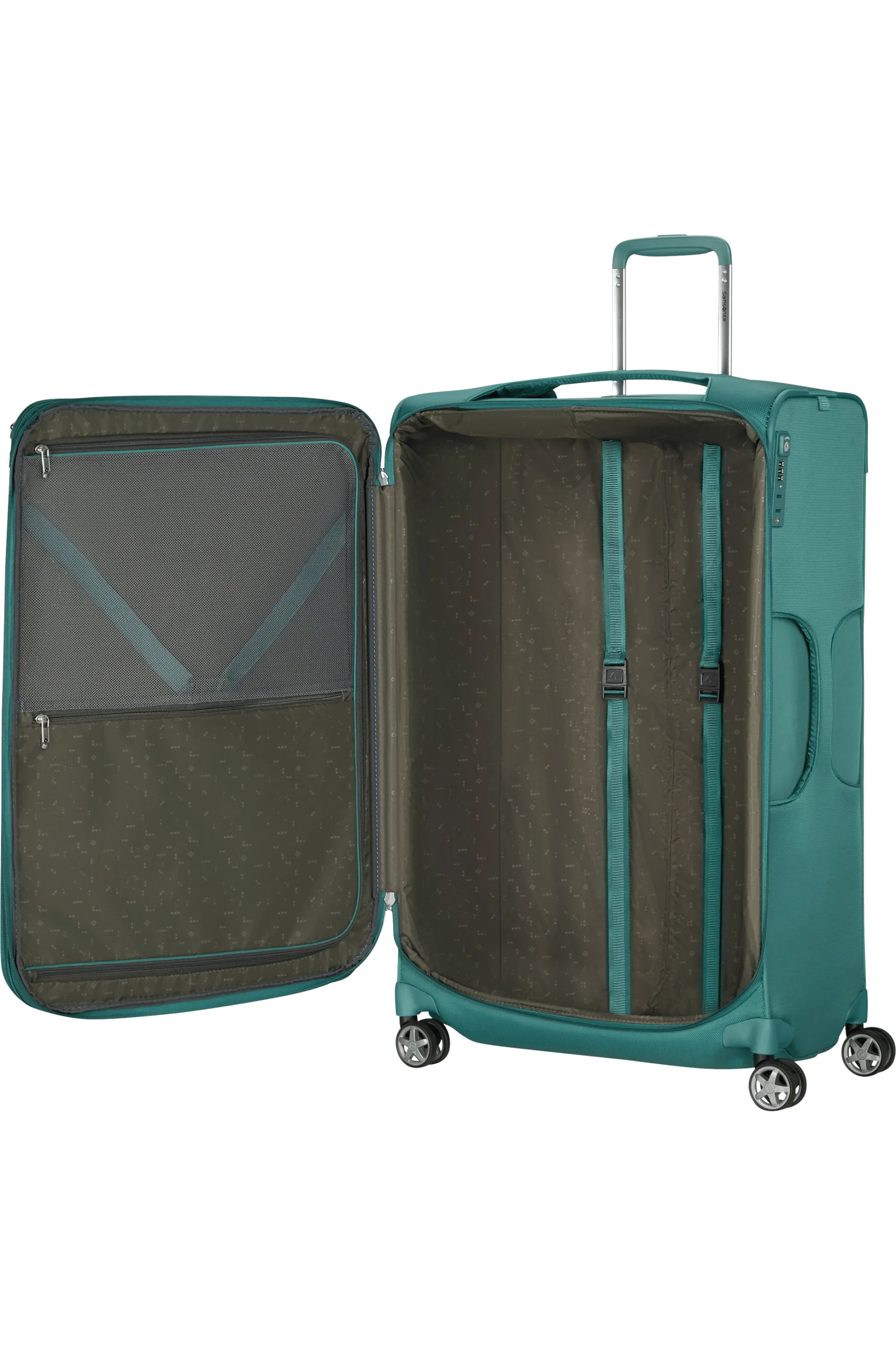 D'LITE 78cm Spinner Expandable (4 wheels) - Northern Blue