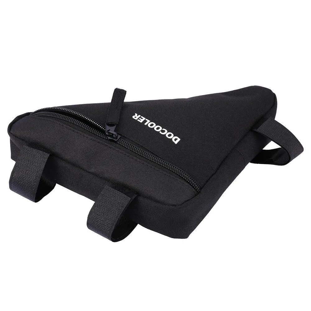 Docooler Triangle Cycling Bike Bicycle Front Saddle Tube Frame Pouch Bag Holder Outdoor Bag