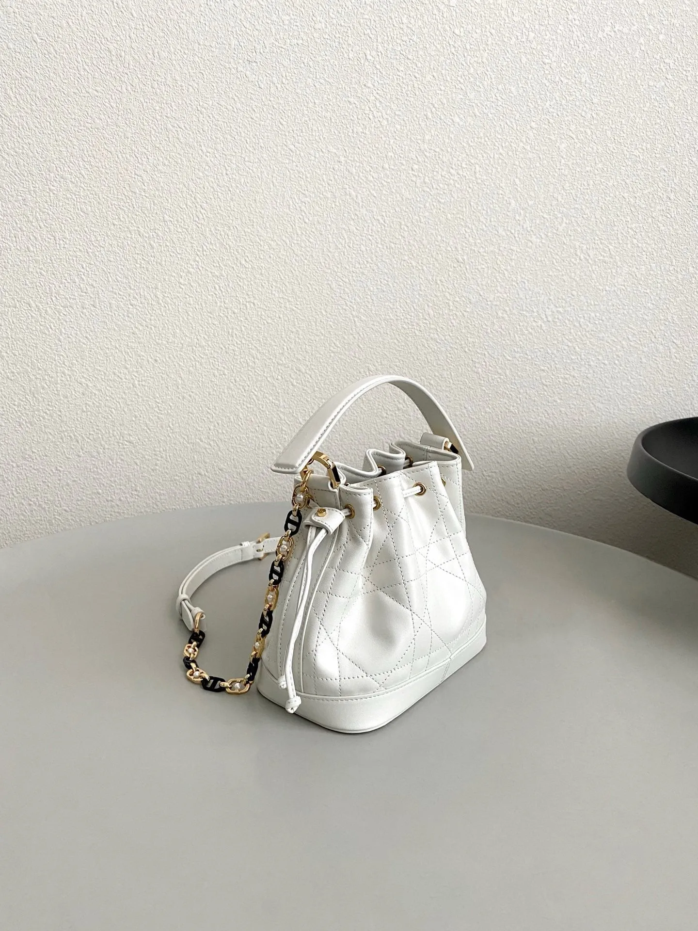 DR430 Small Dior Jolie Bucket Bag / HIGHEST QUALITY VERSION / 6.5x6.5x4nches