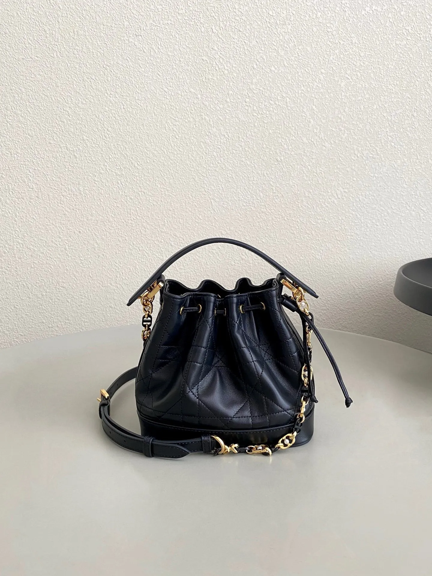 DR430 Small Dior Jolie Bucket Bag / HIGHEST QUALITY VERSION / 6.5x6.5x4nches