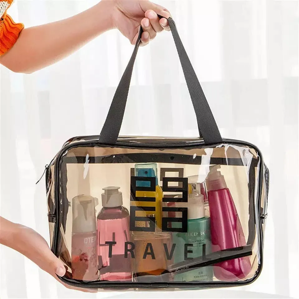 Dream Travel Bag, Easy To Travel Storage Bag, Transparent PVC Portable Travel Cosmetic Bag, Waterproof Travel Makeup Bag