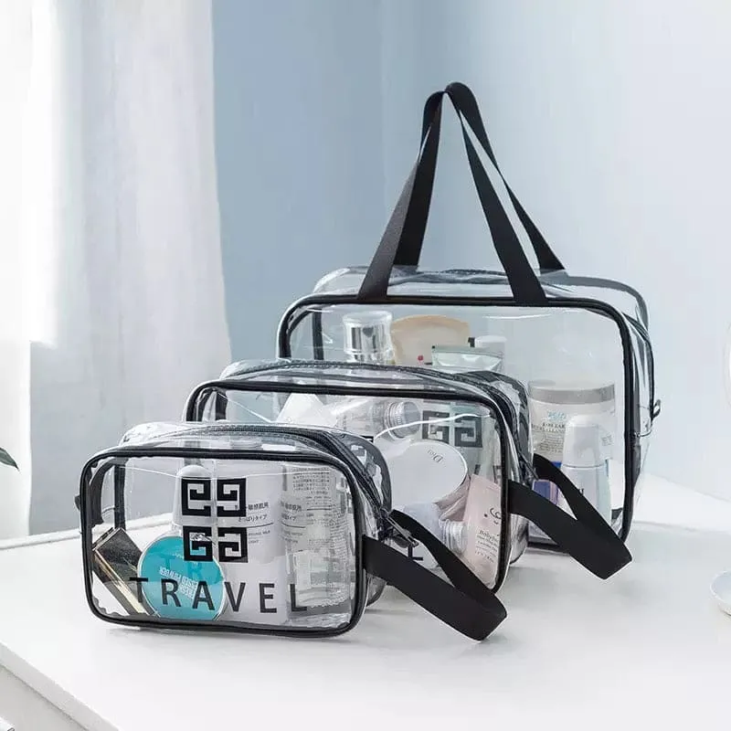 Dream Travel Bag, Easy To Travel Storage Bag, Transparent PVC Portable Travel Cosmetic Bag, Waterproof Travel Makeup Bag