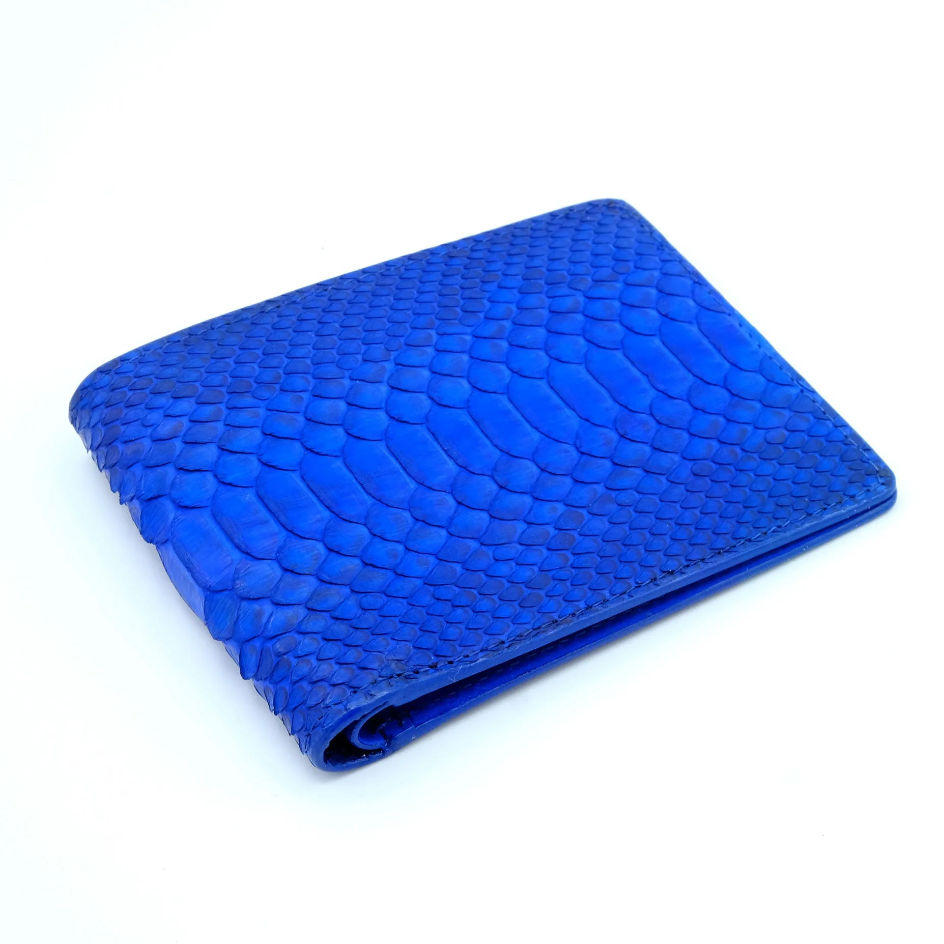 Dusit Men's Blue Motif Bi Fold Wallet