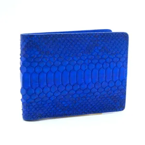 Dusit Men's Blue Motif Bi Fold Wallet