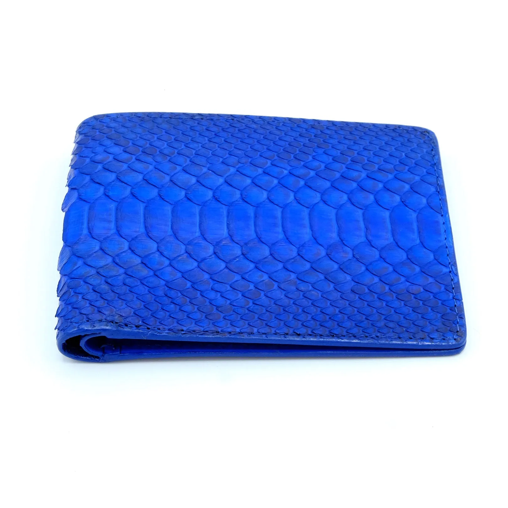 Dusit Men's Blue Motif Bi Fold Wallet