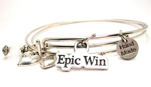 Epic Win Expandable Bangle Bracelet Set