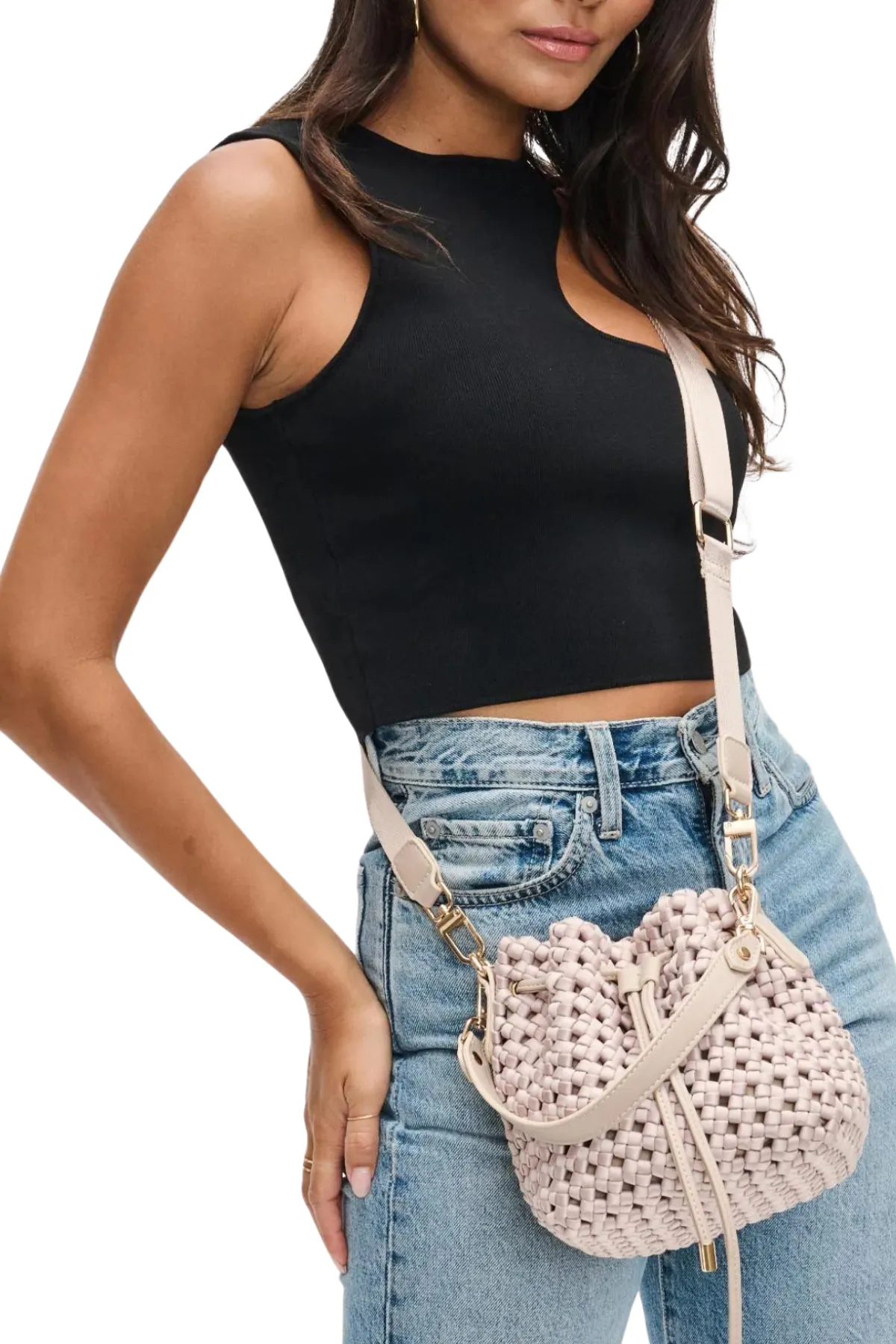 Essence Woven Knot Crossbody