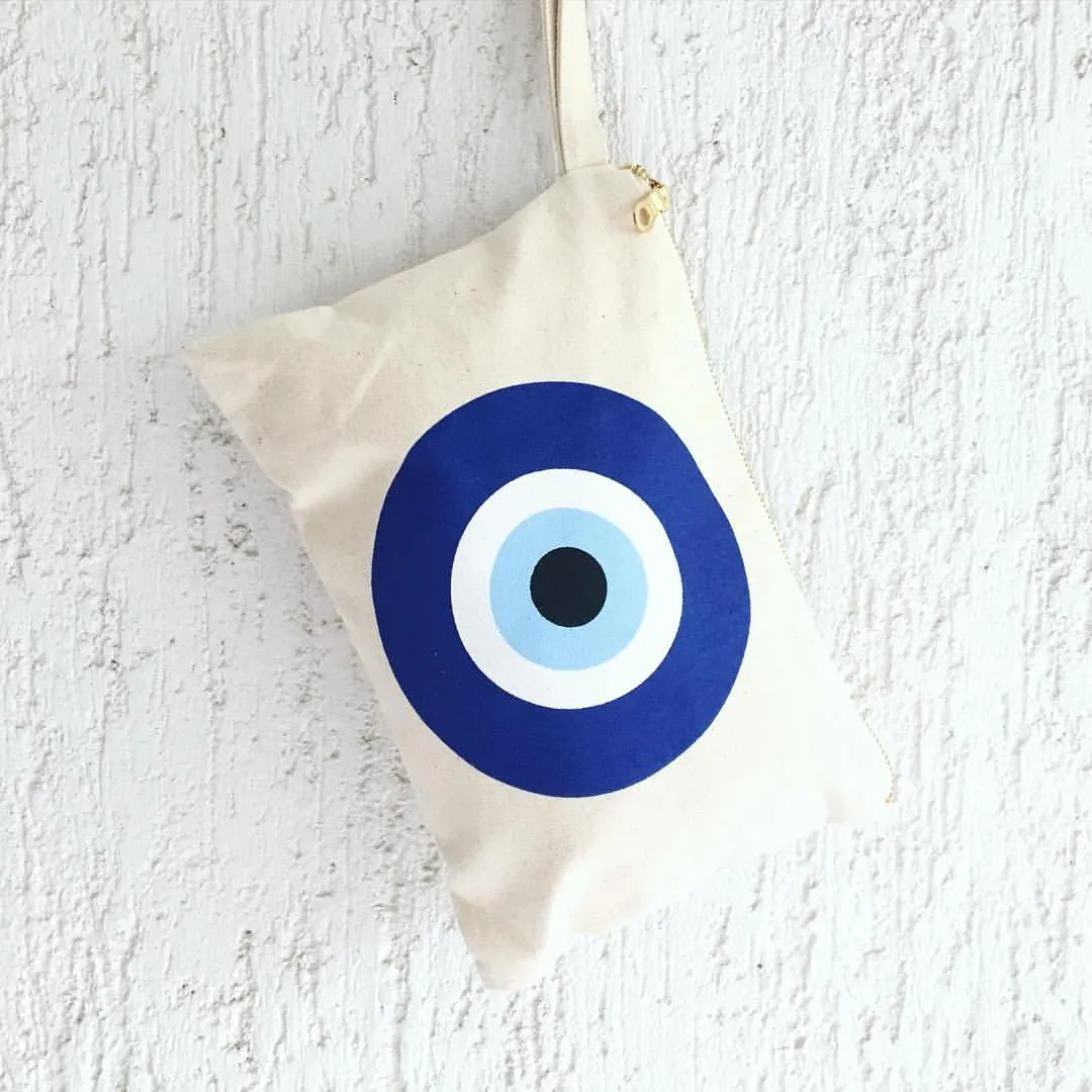 Evil Eye cotton canvas