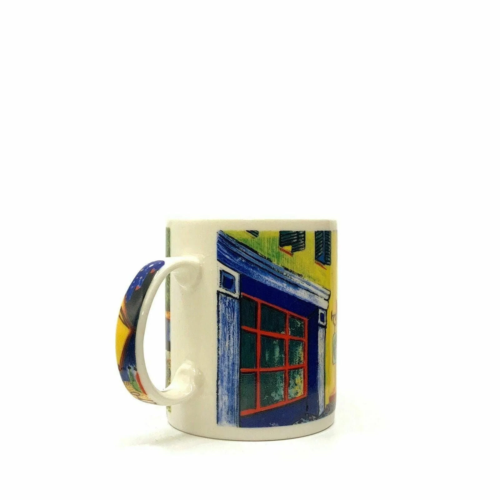 Exquisite Starbucks J. Burrows Terrace At Night Ceramic Coffee Cup 14oz