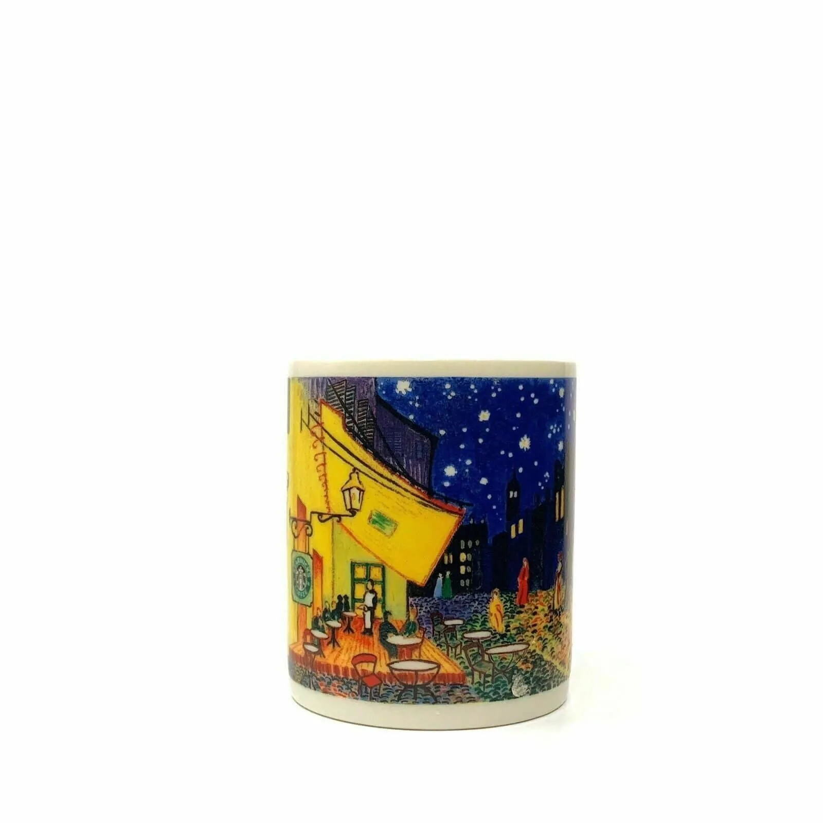 Exquisite Starbucks J. Burrows Terrace At Night Ceramic Coffee Cup 14oz