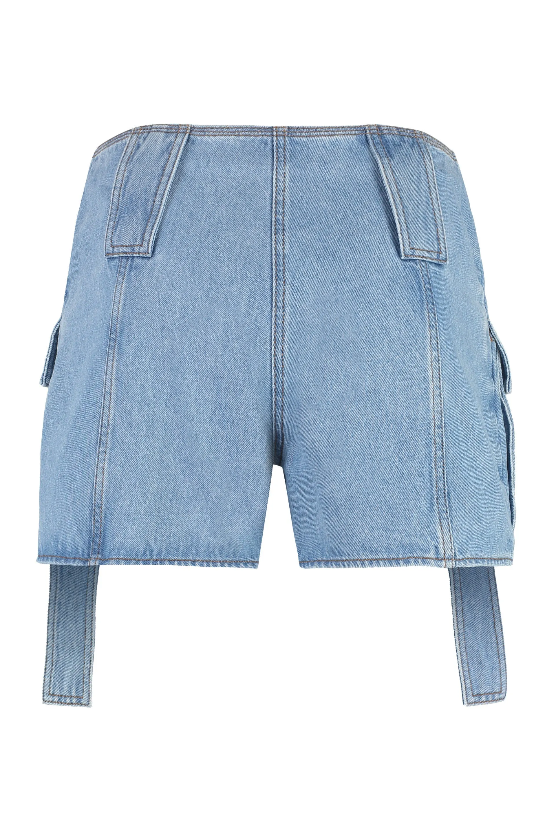 FENDI Denim Baguette Shorts for Women