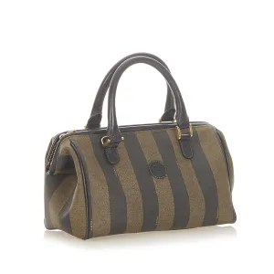 Fendi Pequin Boston Bag (SHG-19584)