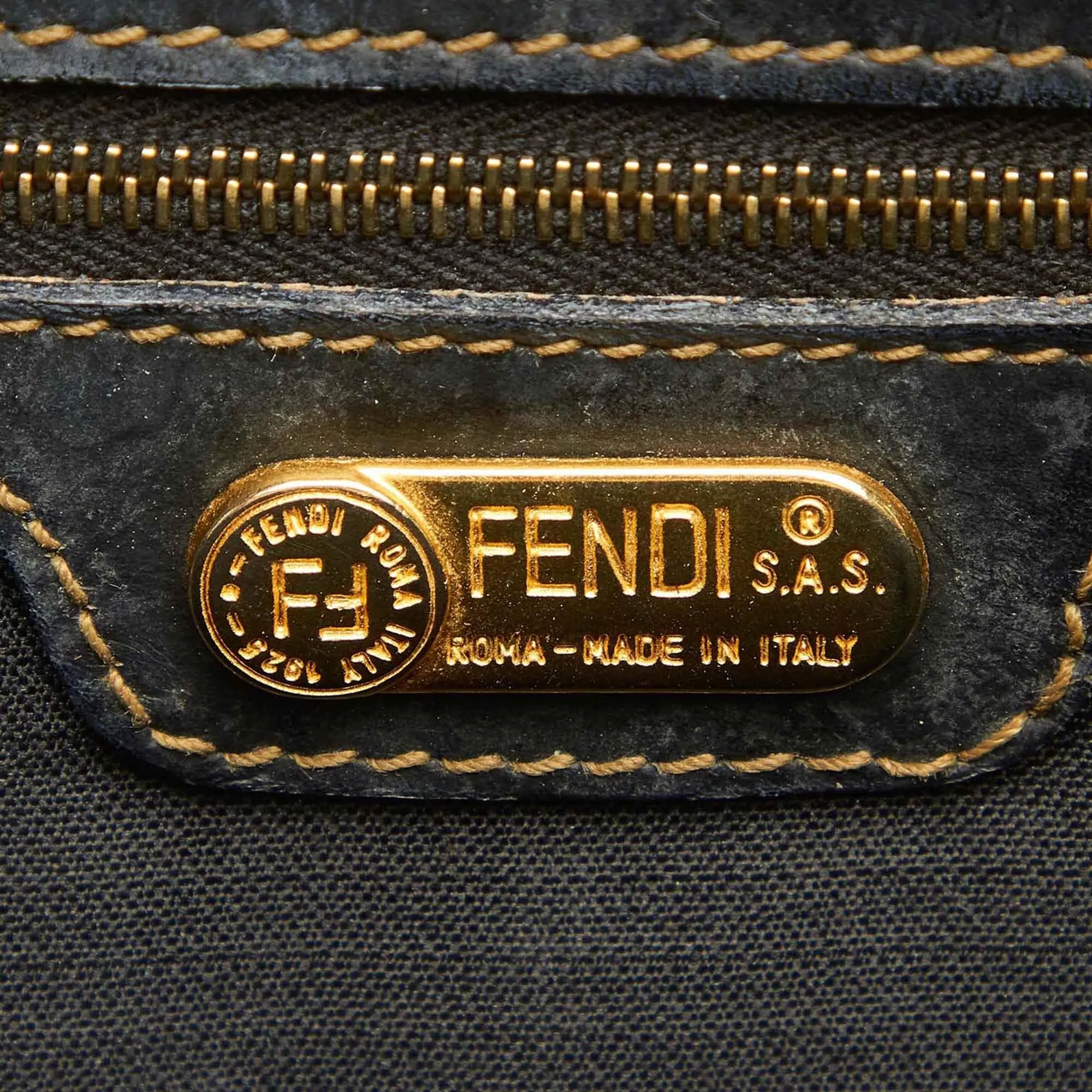 Fendi Pequin Boston Bag (SHG-19584)