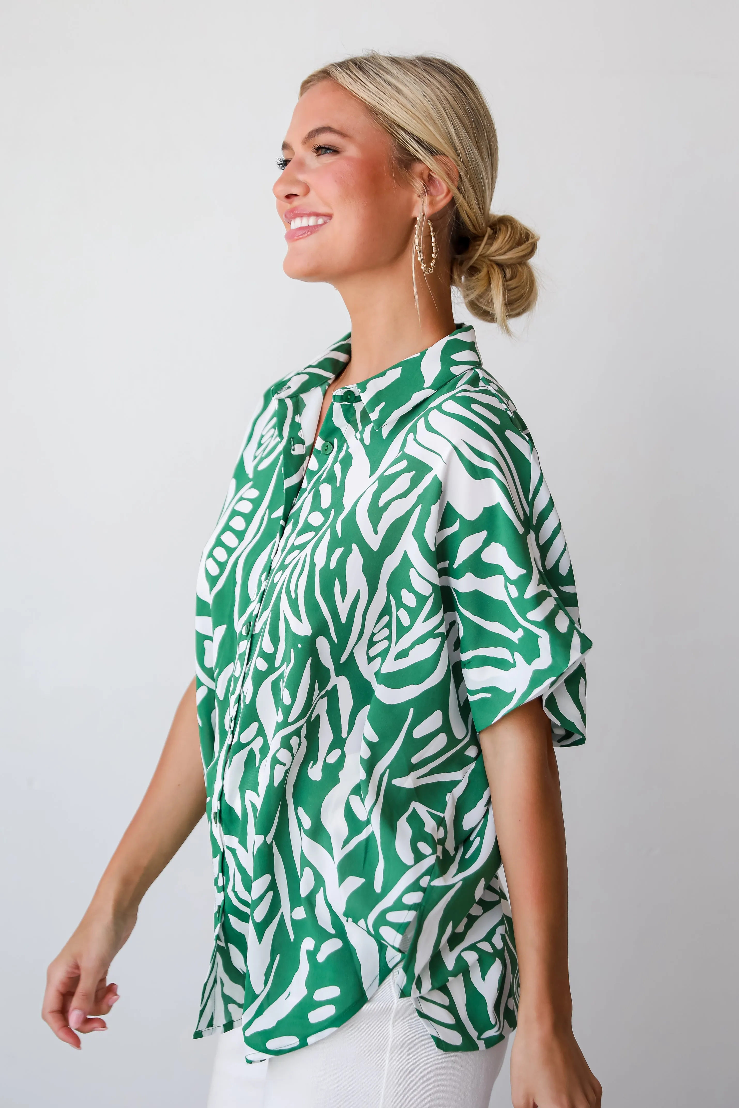 FINAL SALE - Gorgeous Spirit Oversized Blouse