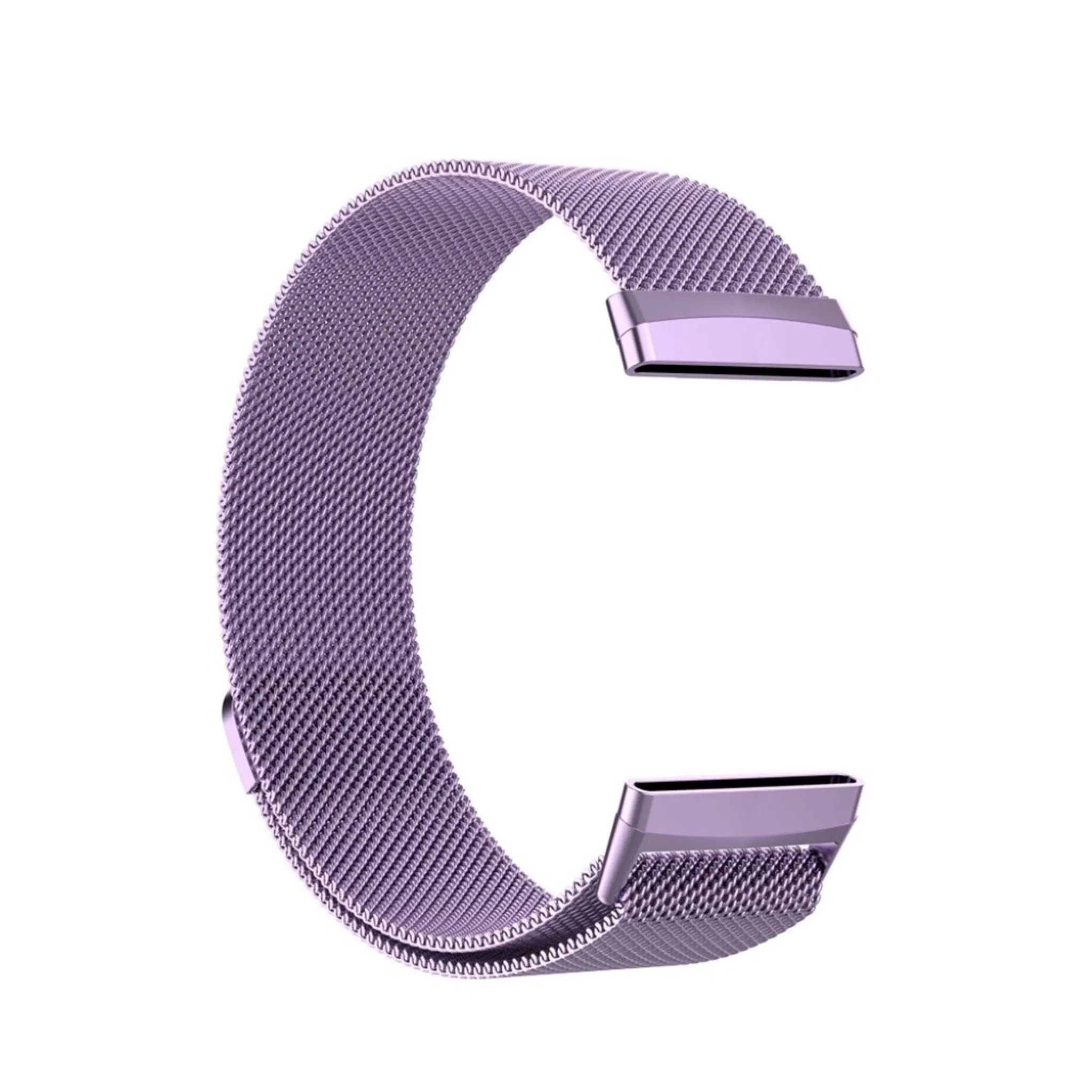 Fitbit Versa 3 stainless steel watch band - Purple / Size: L