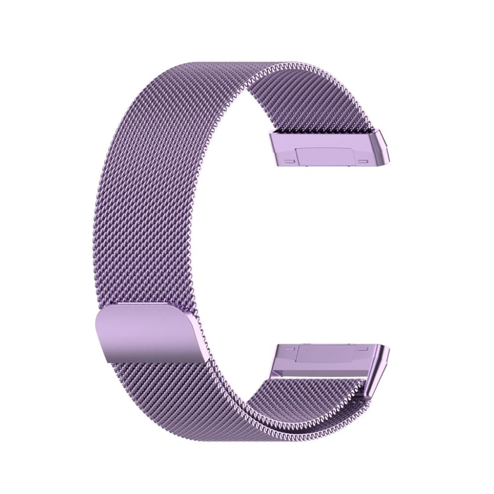 Fitbit Versa 3 stainless steel watch band - Purple / Size: L