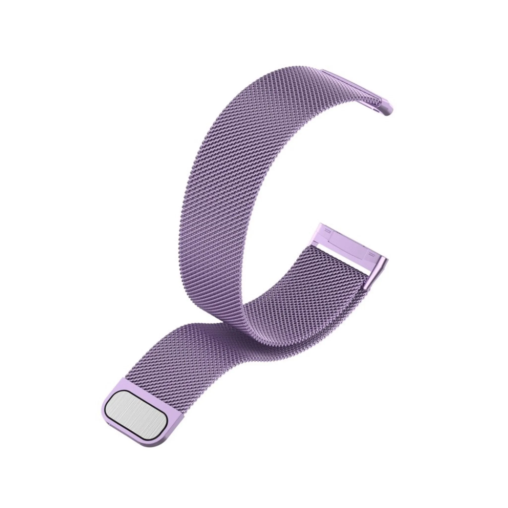 Fitbit Versa 3 stainless steel watch band - Purple / Size: L