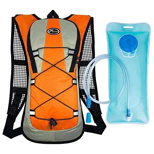 Fortitude Sports Hydration Backpack Vest With 2L Water Bladder For Cycling, Hiking, Camping