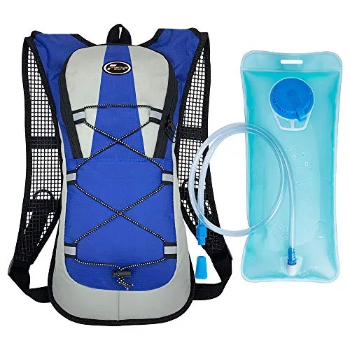 Fortitude Sports Hydration Backpack Vest With 2L Water Bladder For Cycling, Hiking, Camping