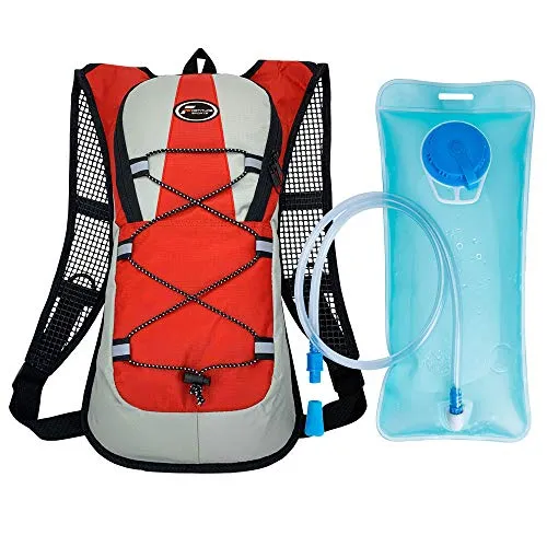 Fortitude Sports Hydration Backpack Vest With 2L Water Bladder For Cycling, Hiking, Camping