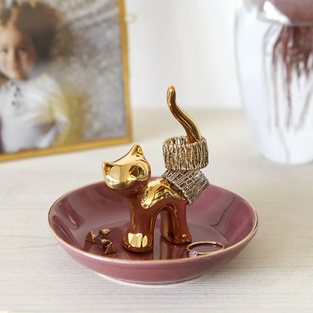 Gatto Cat Ring Holder Dish