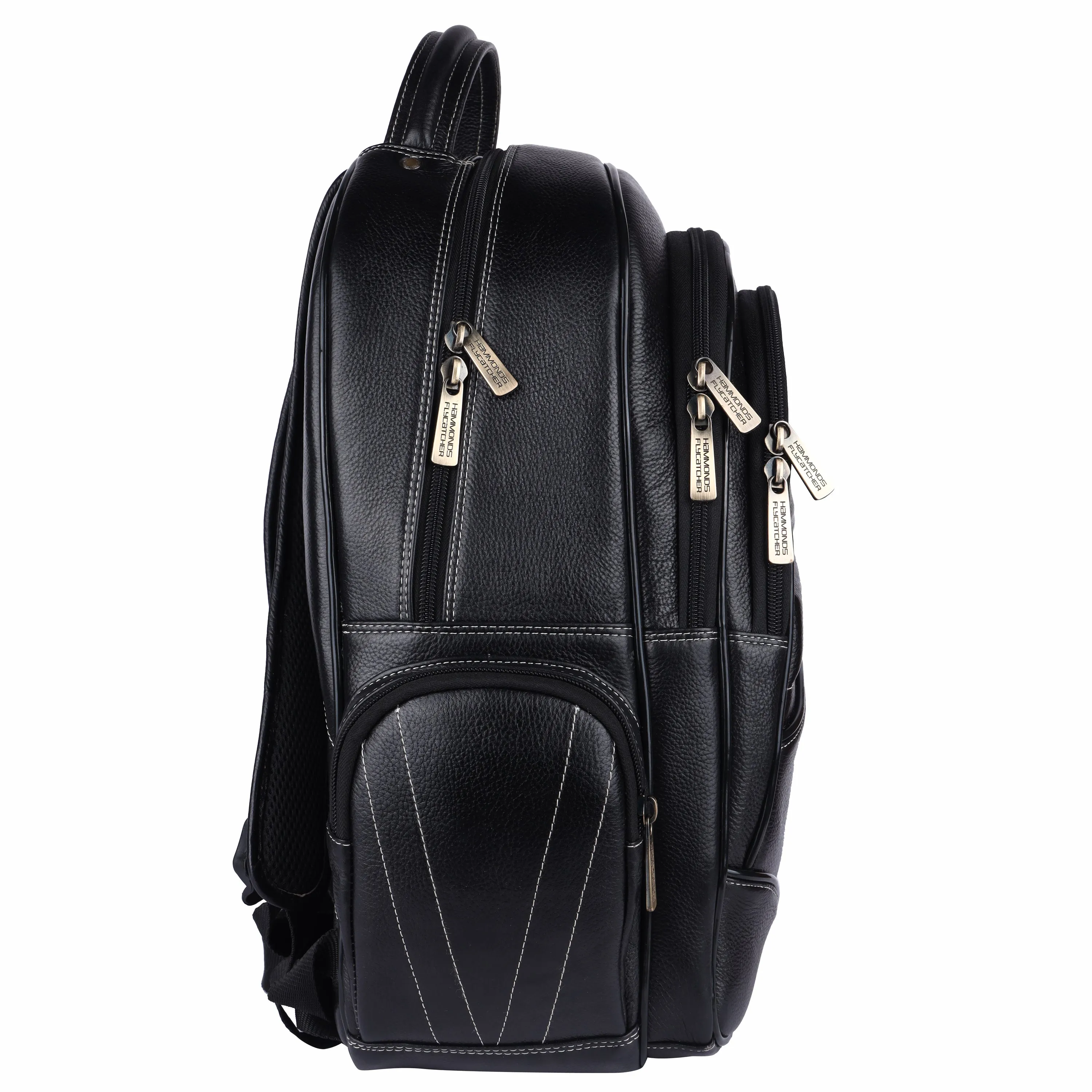 Genuine Leather Laptop Backpack with Multiple Compartments - Fits up to 16 Inch Laptop/MacBook