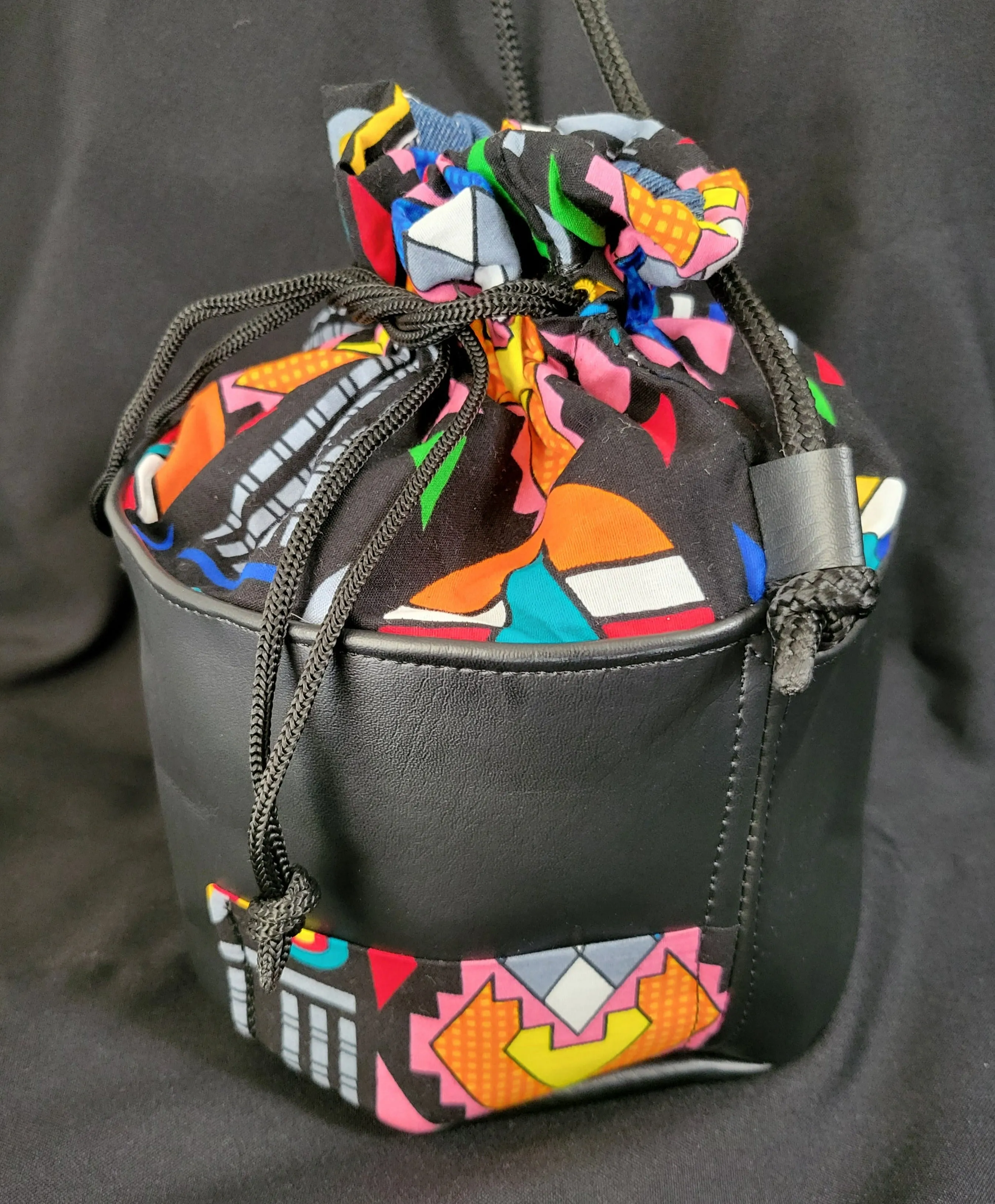 Ghanaian African Print Bucket Bag