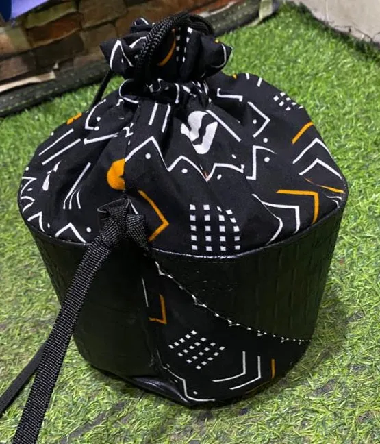 Ghanaian African Print Bucket Bag