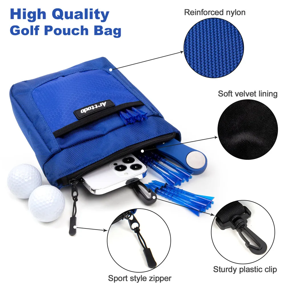 Golf Bag Accessories, Golf Club Cleaning Kit(13 in 1), Golf Gifts for Men