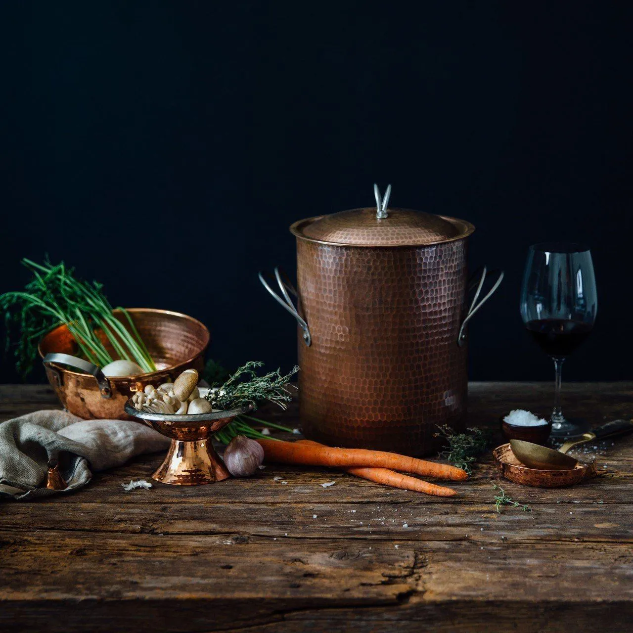 Gorgeous Copper Stock Pots