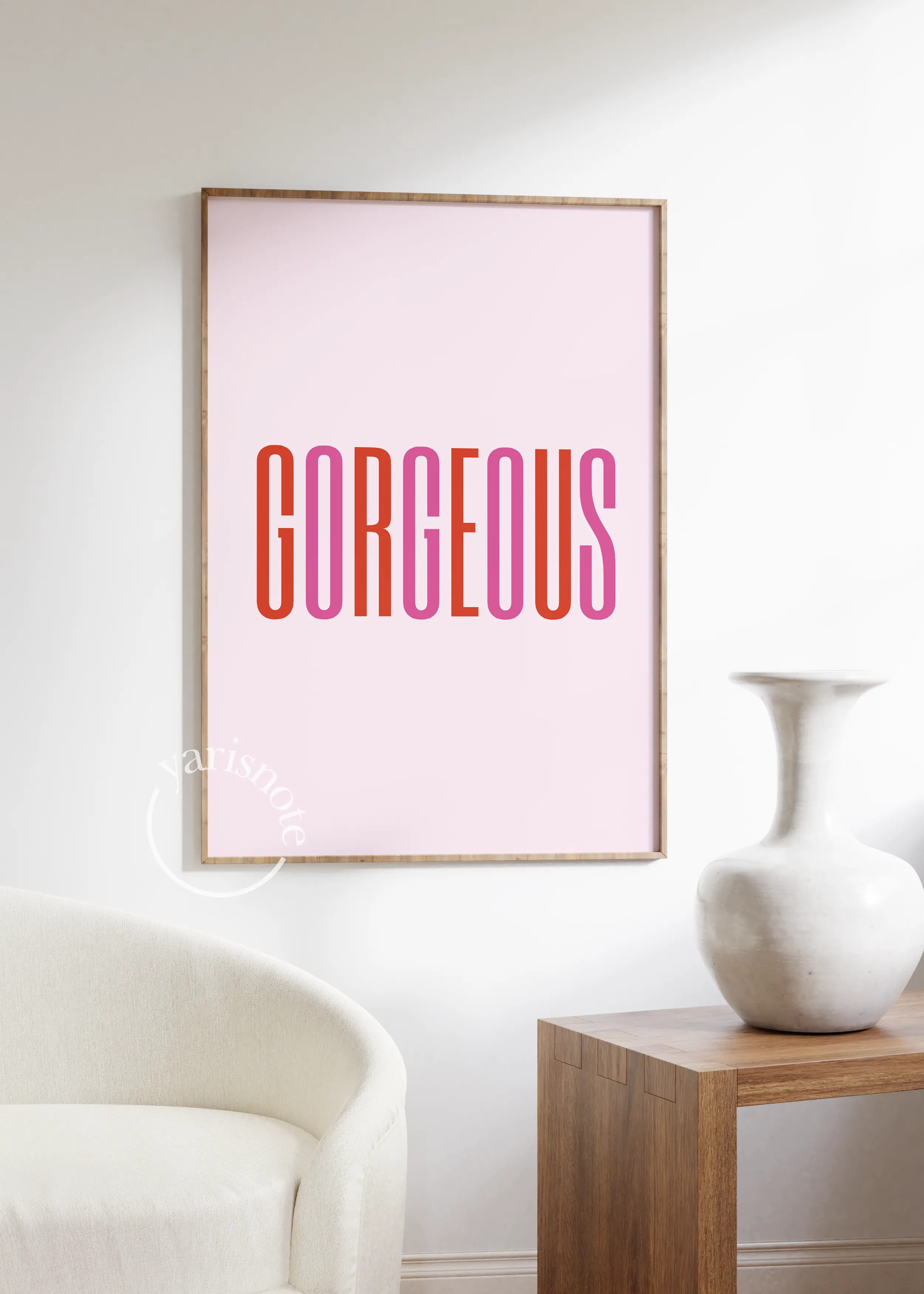 Gorgeous Çerçevesiz Poster 15x21 cm