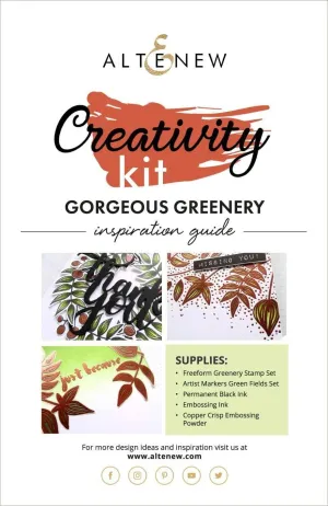 Gorgeous Greenery Creativity Kit Inspiration Guide