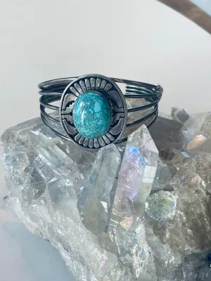 Gorgeous Turquoise and Sterling Silver Cuff