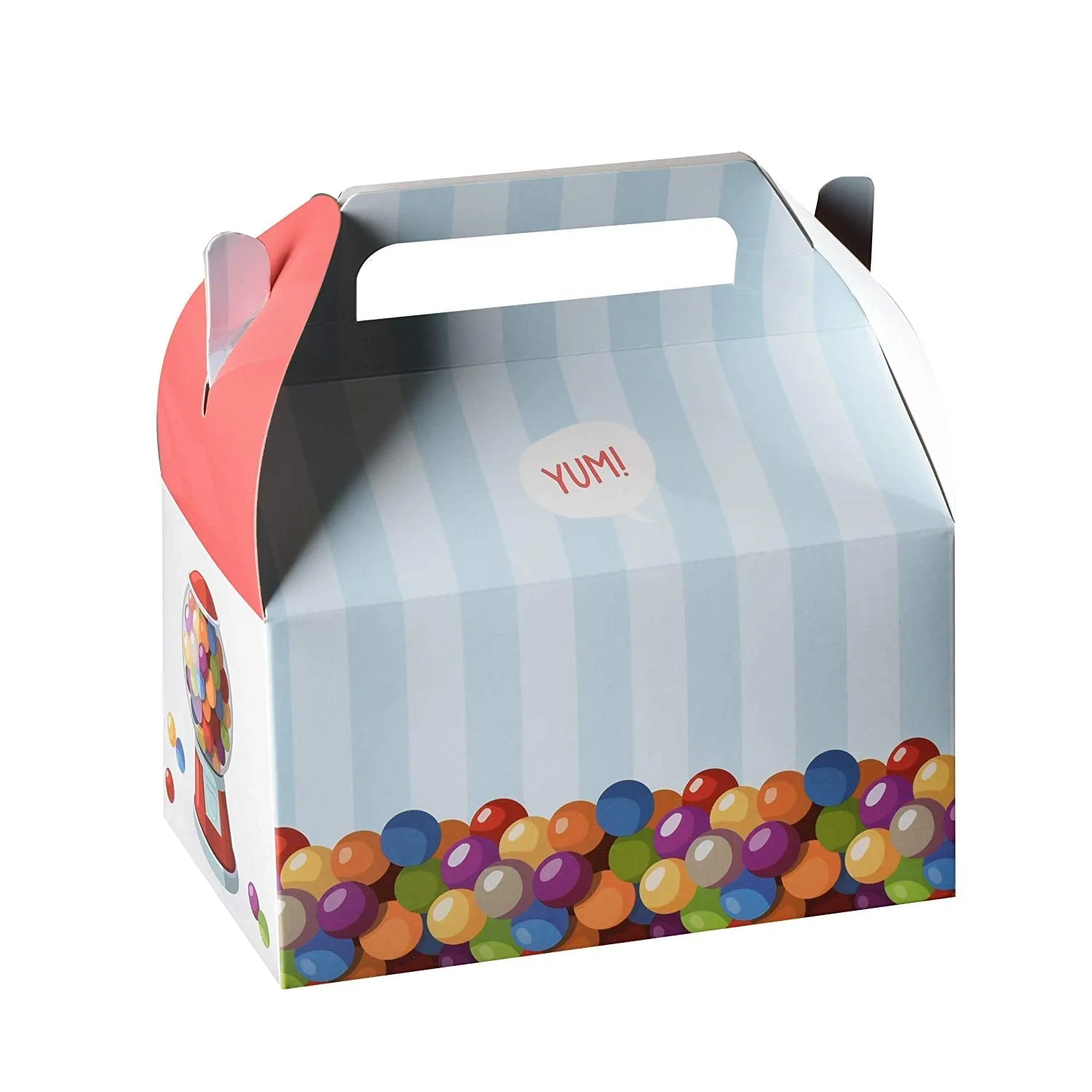 Gumball Paper Treat Boxes 20 Pack 6.25" X 3.75" X 3.5"