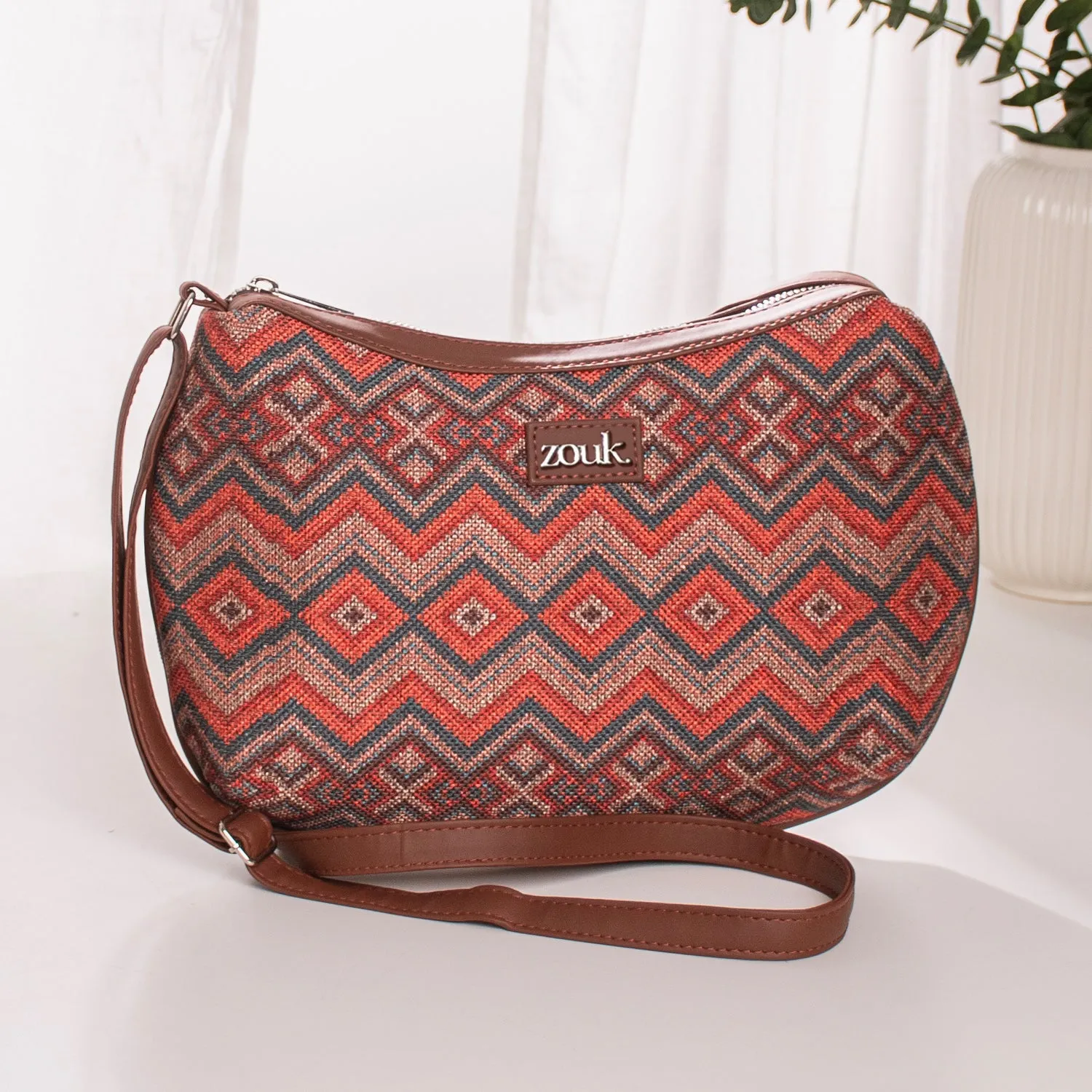 Gwalior Weaves Structured Shoulder Bag