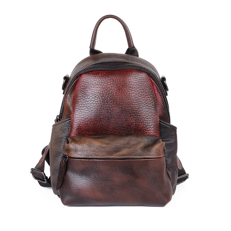 Handmade Leather Backpack for Women