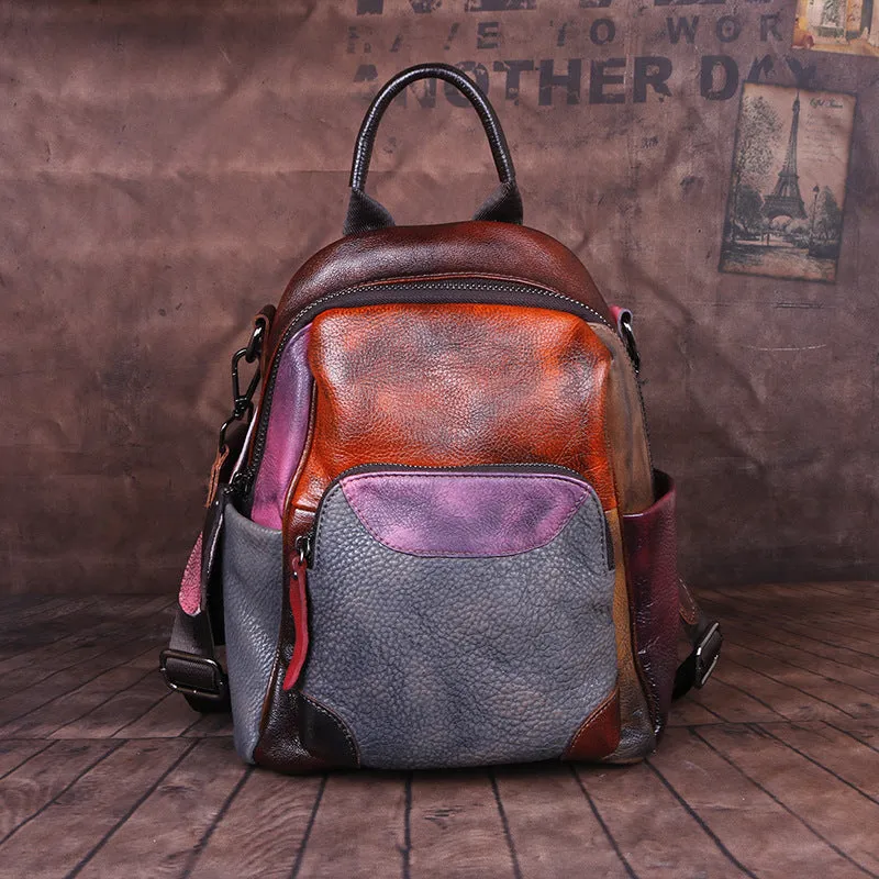 Handmade Leather Backpack for Women