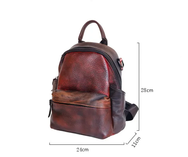 Handmade Leather Backpack for Women