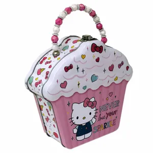 Hello Kitty Cupcake Purse Tin