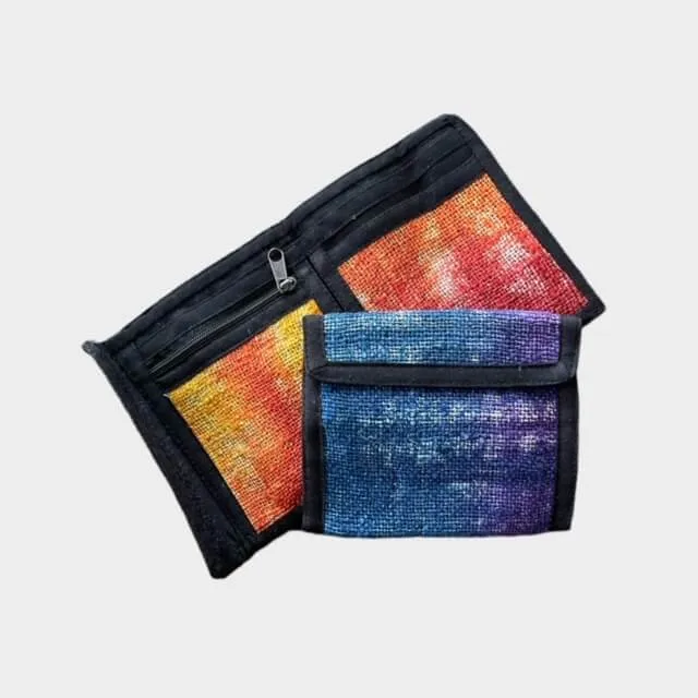 Hemp Bi-Fold Wallet - Tie Dye