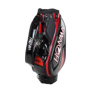 HONMA 9" Gear Sports Cart Bag (Black/Red)