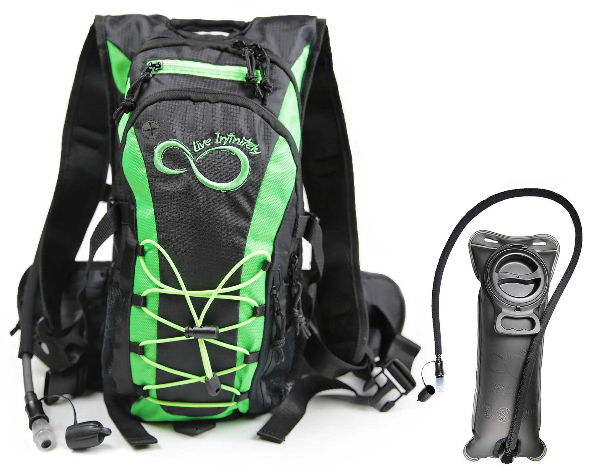 HYDRATION BACKPACK & 2.0L WATER BLADDER