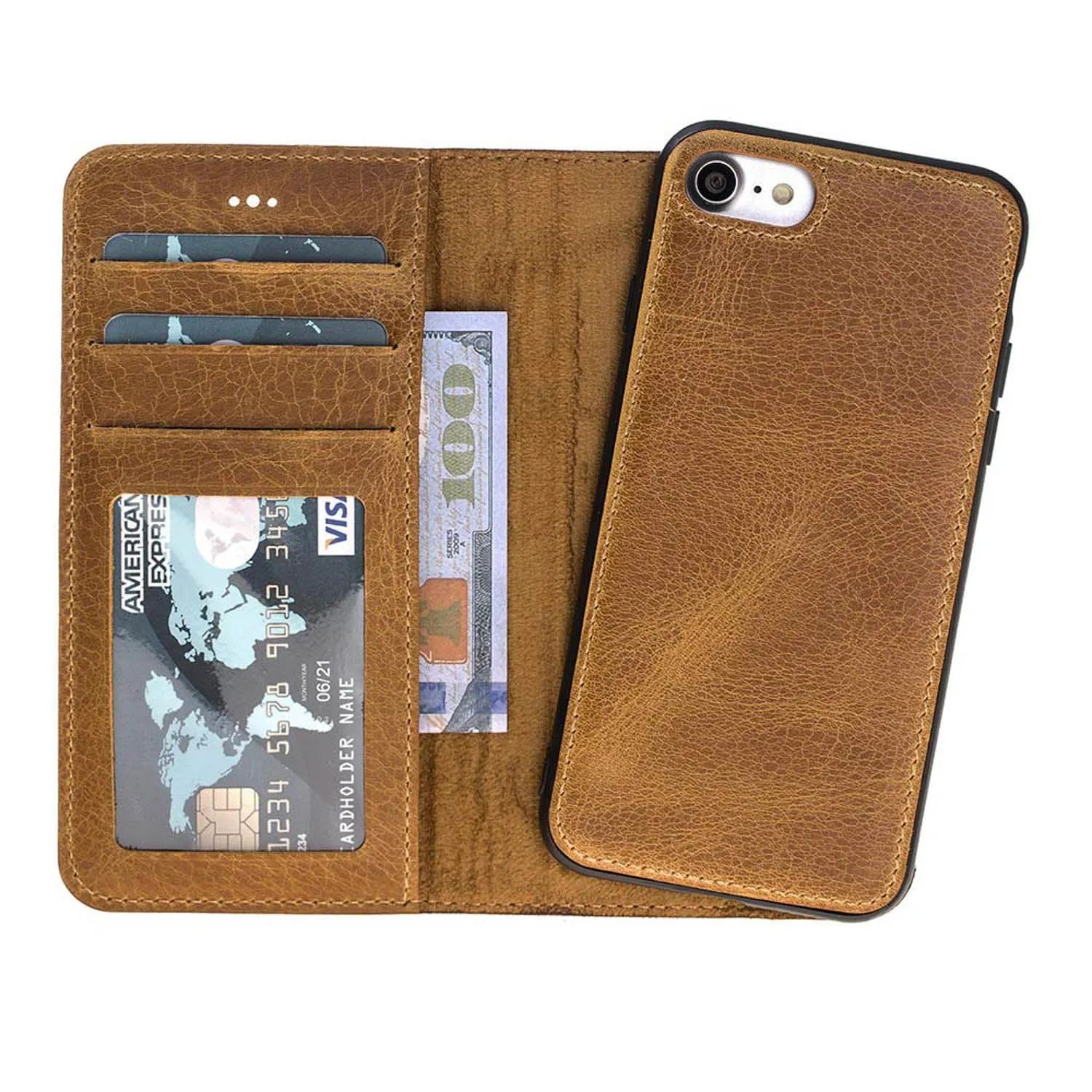 iPhone SE / iPhone 8 / iPhone 7 Leather Wallet Case